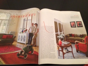 The family's Eastern European apartment feature article (wish I could remember where!). 